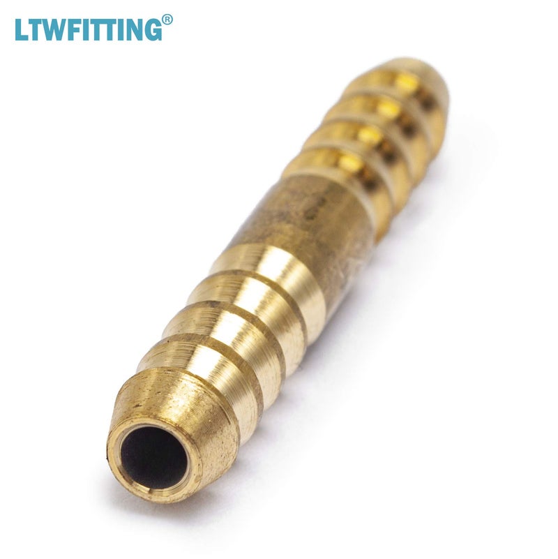 LTWFITTING Brass Barb Splicer Mender 3/16-Inch Hose ID Fitting for Vehicle Fuel System Windshield Fluid Tube (Pack of 50) - Image 3
